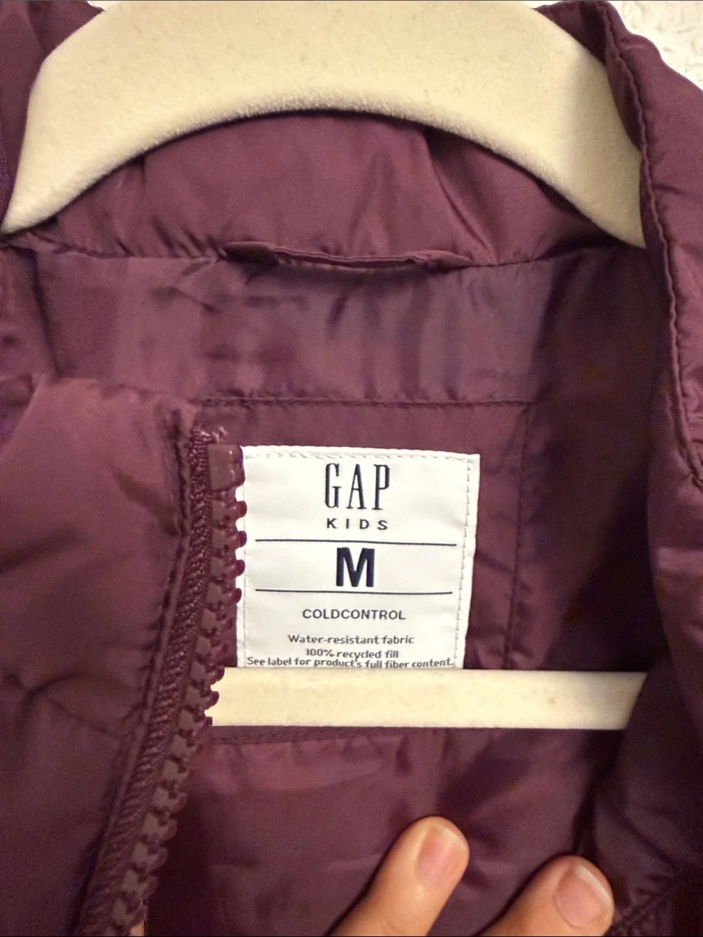GAP sleeveless quilted